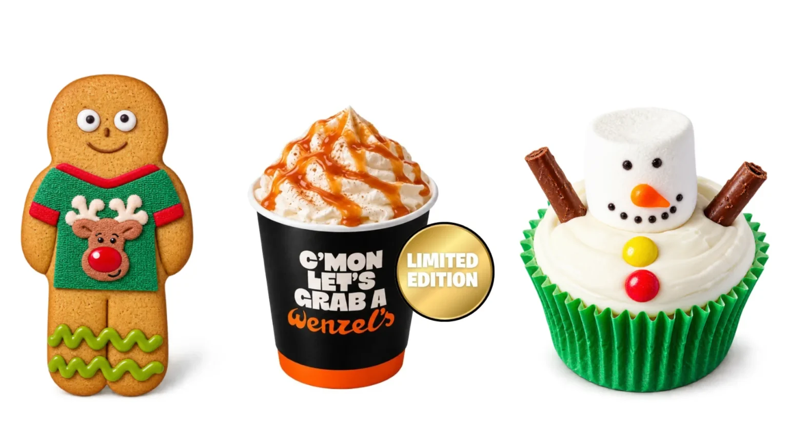 Christmas dinner hits the meal deal as Wenzel’s launches a £5.95 Pigs in Blanket Hot Baguette, plus a festive new Almond Mince Pie and Gingerbread Latte from 5th November.
