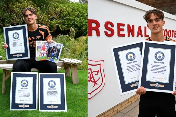 Arsenal's 16-year-old Max Dowman has won three Guinness World Records after his historic debut season, including youngest Premier League winner and goalscorer.