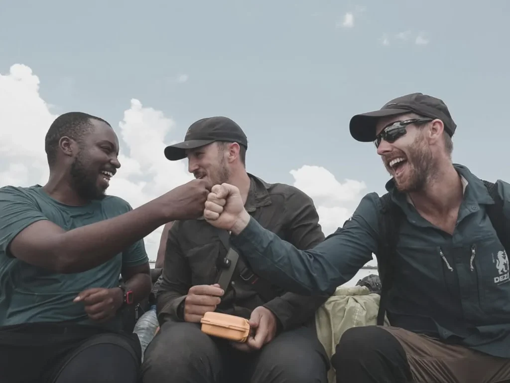 A fearless Welsh explorer has completed a dangerous 500-mile expedition kayaking through the Congo Basin after 18 days battling relentless heat, storms and exhaustion.