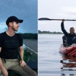 A fearless Welsh explorer has completed a dangerous 500-mile expedition kayaking through the Congo Basin after 18 days battling relentless heat, storms and exhaustion.