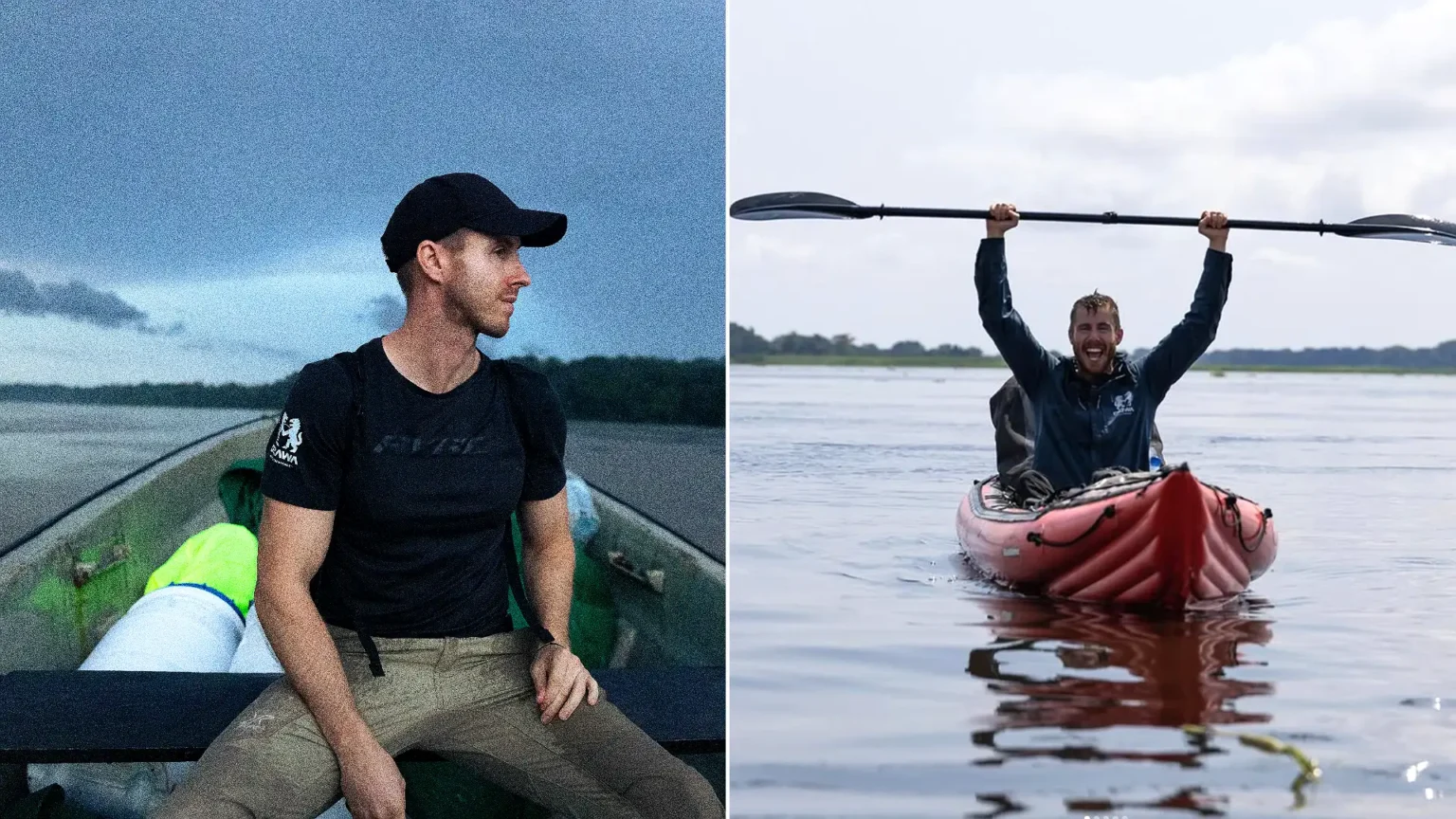 A fearless Welsh explorer has completed a dangerous 500-mile expedition kayaking through the Congo Basin after 18 days battling relentless heat, storms and exhaustion.