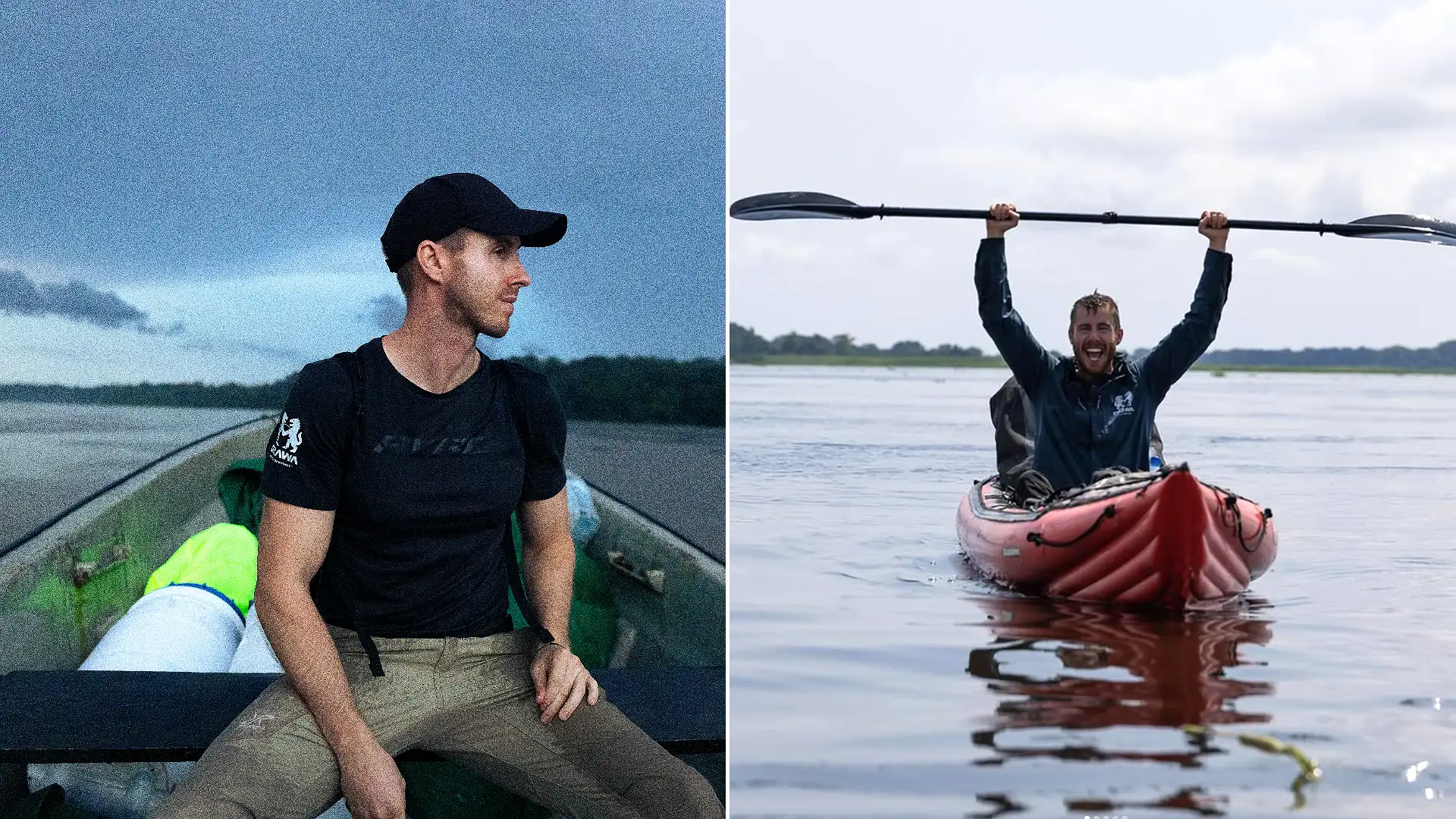 A fearless Welsh explorer has completed a dangerous 500-mile expedition kayaking through the Congo Basin after 18 days battling relentless heat, storms and exhaustion.