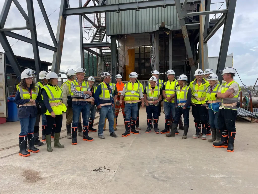 Britain's last deep tin mine prepares to reopen after 400 years as shanty singers perform 150ft underground in South Crofty, Cornwall, testing eerie acoustics.