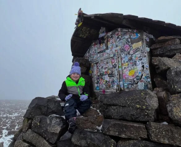 Four-year-old Millie Hart becomes one of the youngest ever to conquer Ben Nevis, the UK's highest peak, completing the 4,413-foot mountain in just 10.5 hours.