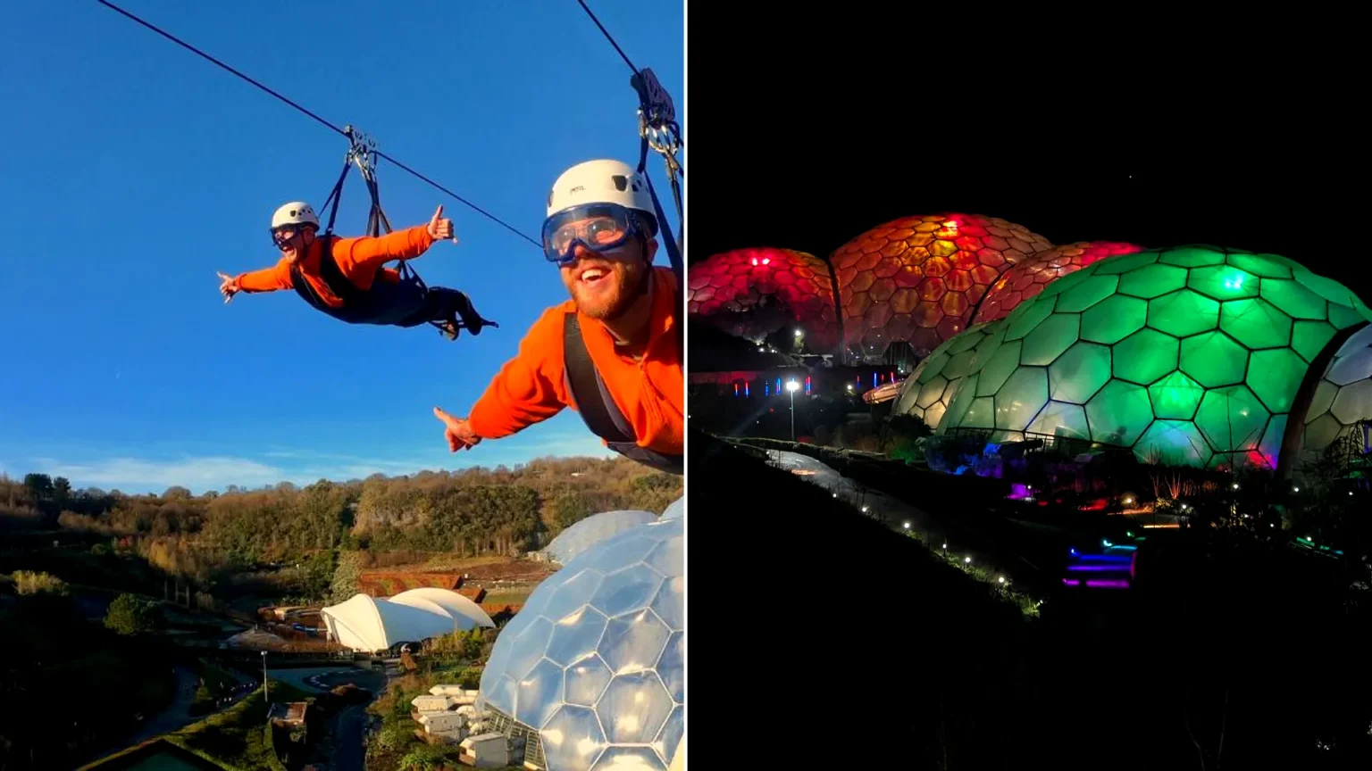 Thrill-seeking Brits can soar 315ft above a festive wonderland at speeds of up to 60mph as the UK’s only flying Christmas light trail is set to return.