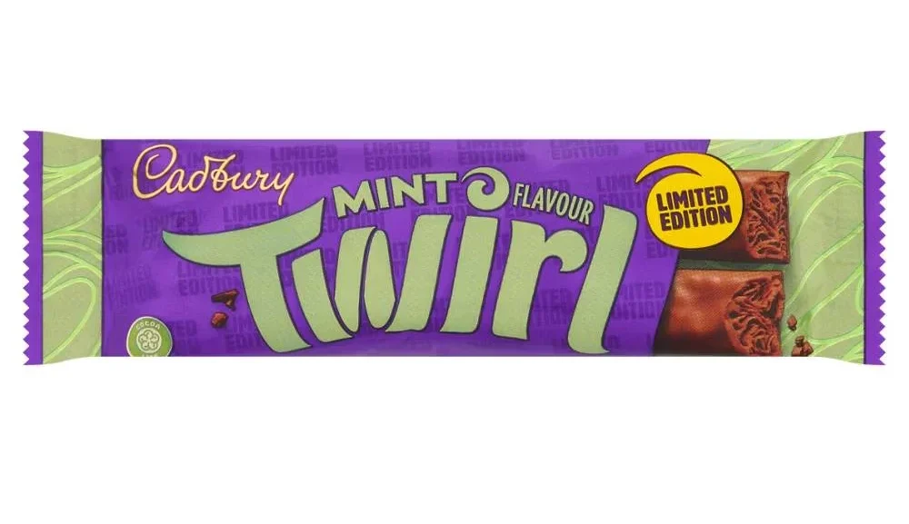A limited-edition Cadbury Twirl flavour has returned to shelves three years after it first delighted chocolate fans. Eagle-eyed shoppers have spotted Mint Twirl bars.