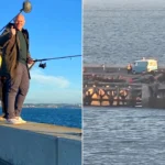 Celebrity chef Tom Kerridge faces backlash after a van was driven onto a pedestrian-only harbour wall in Brixham, Devon to film him fishing. Locals slam the breach of rules.