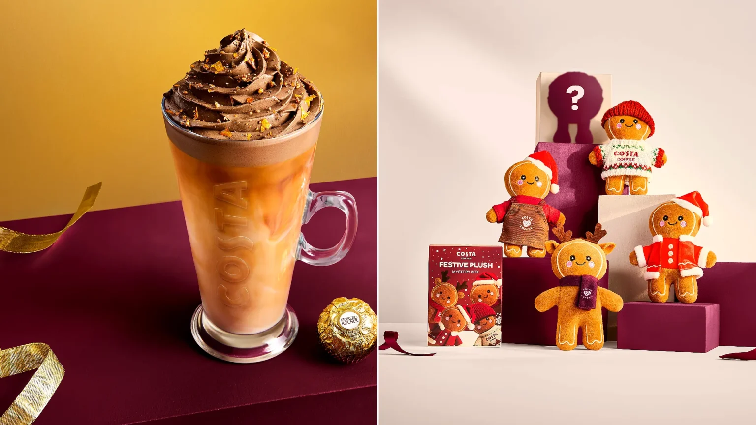 Costa Coffee has unveiled its 2026 Christmas menu, featuring a host of new festive drinks, food and sweet treats. Among the biggest additions is the Golden Hazel Latte.