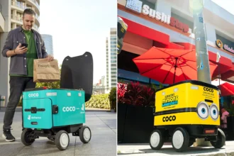 Deliveroo is unleashing autonomous delivery robots onto UK streets in partnership with Coco Robotics. The four-wheeled bots will launch in Canary Wharf, Milton Keynes, Leeds and more.