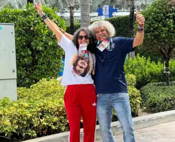 Football legend Carlos Valderrama shocks fans by shaving off his iconic golden afro after over 30 years with the look. The 65-year-old's dramatic makeover went viral.