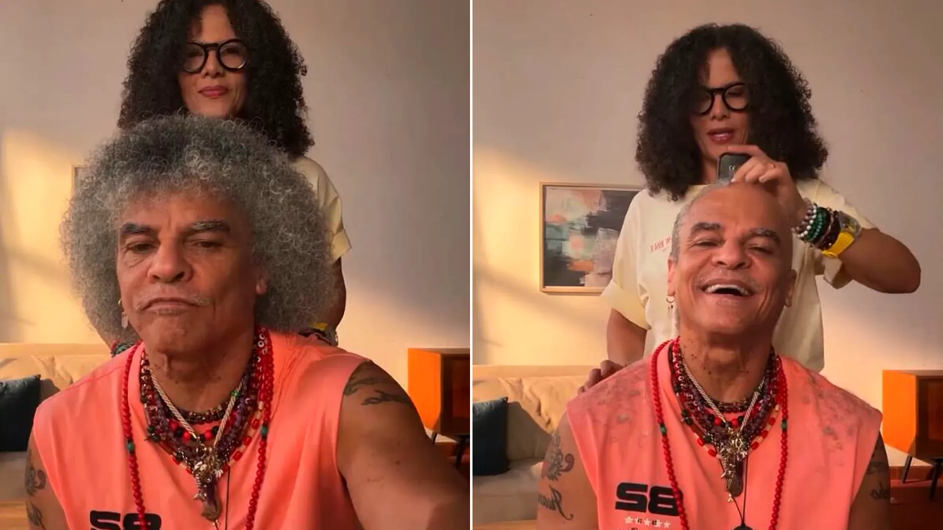Football legend Carlos Valderrama shocks fans by shaving off his iconic golden afro after over 30 years with the look. The 65-year-old's dramatic makeover went viral.