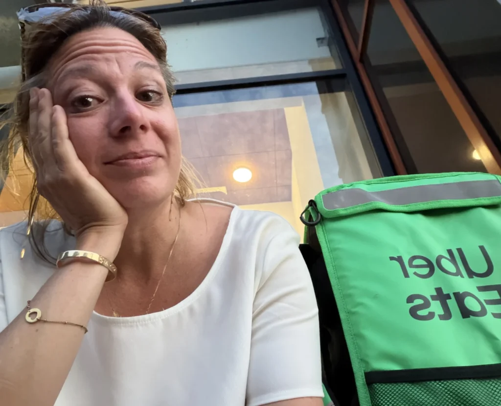 Former marketing boss working with A-list celebrities now delivers UberEats after being rejected from hundreds of jobs due to age discrimination and AI in the workplace.