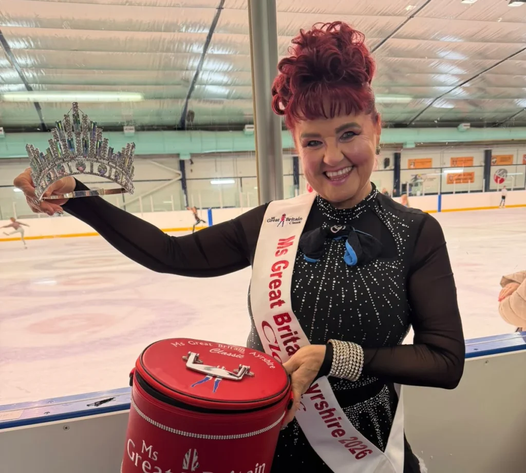 A 71-year-old gran has taken to the stage to show off her glamour and glitz in the hopes of bringing home a prestigious beauty queen crown to Scotland.