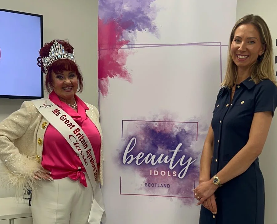 A 71-year-old gran has taken to the stage to show off her glamour and glitz in the hopes of bringing home a prestigious beauty queen crown to Scotland.