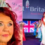 A 71-year-old gran has taken to the stage to show off her glamour and glitz in the hopes of bringing home a prestigious beauty queen crown to Scotland.