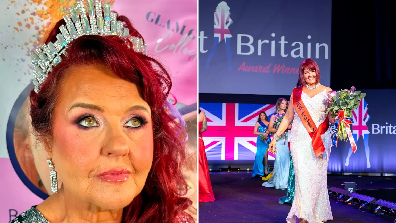 A 71-year-old gran has taken to the stage to show off her glamour and glitz in the hopes of bringing home a prestigious beauty queen crown to Scotland.