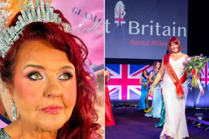 A 71-year-old gran has taken to the stage to show off her glamour and glitz in the hopes of bringing home a prestigious beauty queen crown to Scotland.