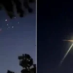 A blazing meteor lit up the night sky over western Libya on Sunday, with residents hearing loud thunder-like sounds. The Libyan space centre confirmed the dramatic sighting.