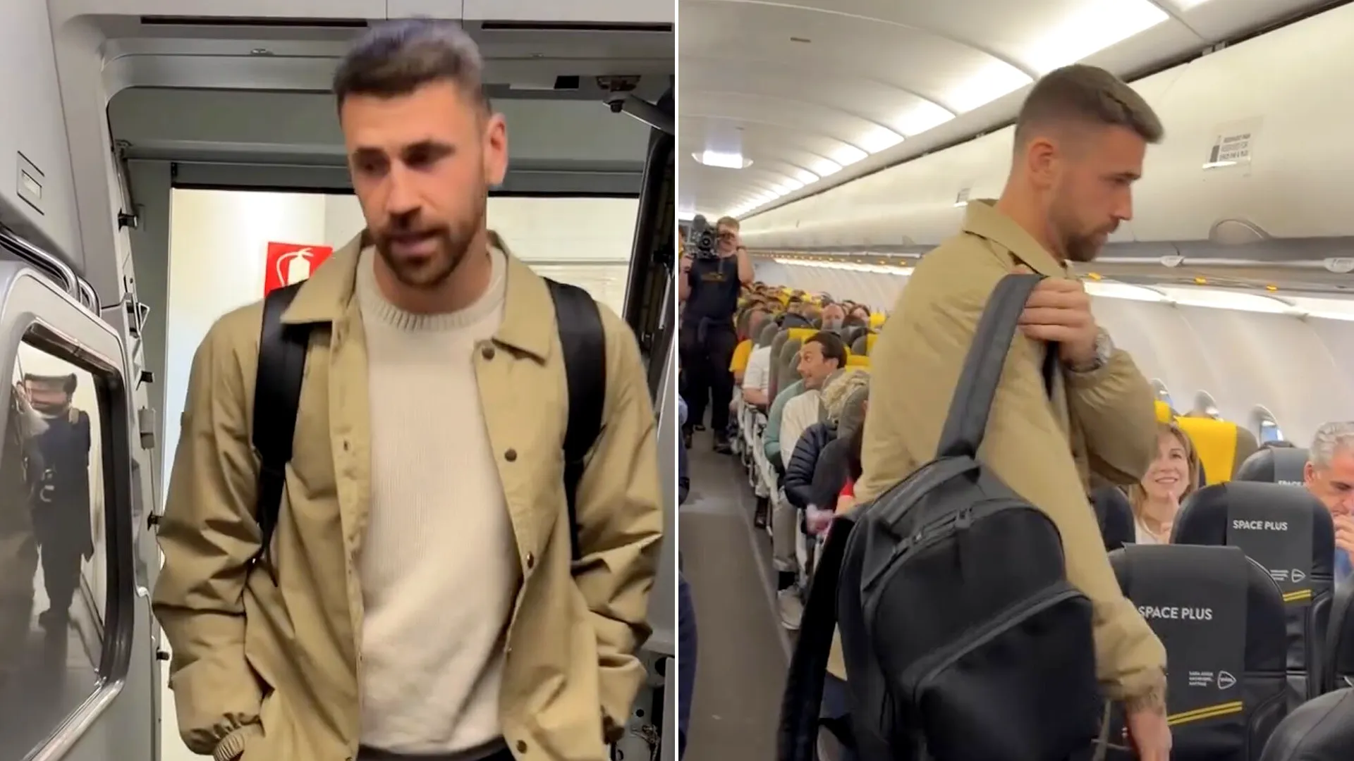 Passengers stunned as Ballon d'Or winner boards economy flight