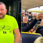 Ryanair passengers on delayed flight to Benidorm turned plane into karaoke party, singing Sweet Caroline and Come On Eileen. The viral video has attracted nearly 180,000 views.