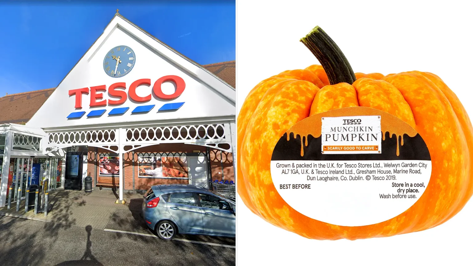 Tesco slashes Halloween pumpkin prices to just 55p - matching Aldi and Lidl's cheapest deal. Families preparing for Halloween can grab standard carving pumpkins at the bargain price.