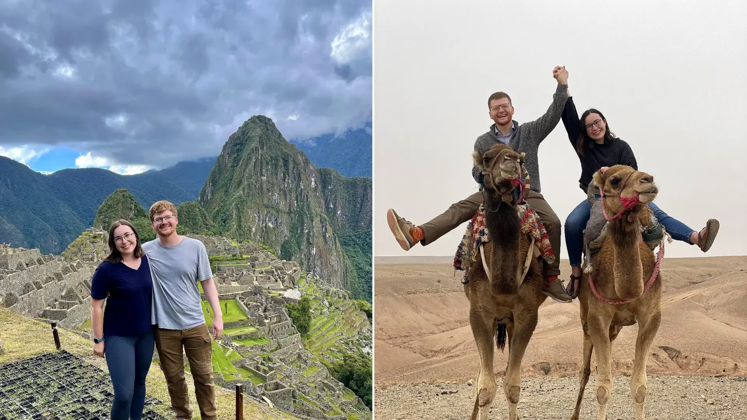 Young couple reveal how they travel the world for FREE by house-sitting in luxury homes - staying in 18 countries without paying for accommodation. Here's how they do it.