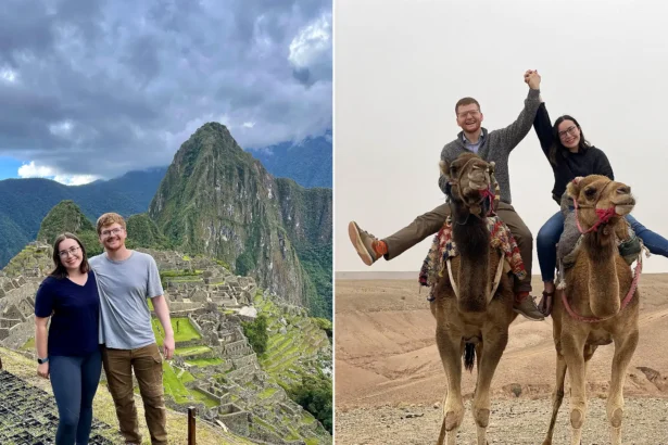 Young couple reveal how they travel the world for FREE by house-sitting in luxury homes - staying in 18 countries without paying for accommodation. Here's how they do it.